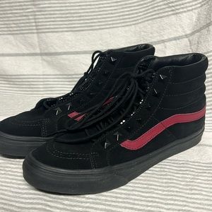 Vans skate, high, slim, studded, high top